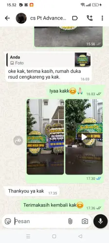 Testimonial Papan Bunga Pernikahan pasehkidul