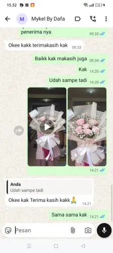 Testimonial Buket Bunga pasehkidul