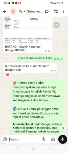Testimonial Papan Bunga pasehkidul