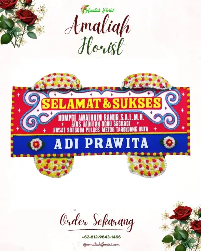 Karangan Bunga Ucapan Selamat pasehkidul